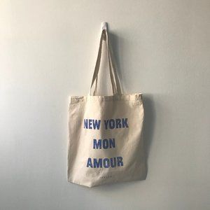 Sezane "New York Mon Amour" Tote